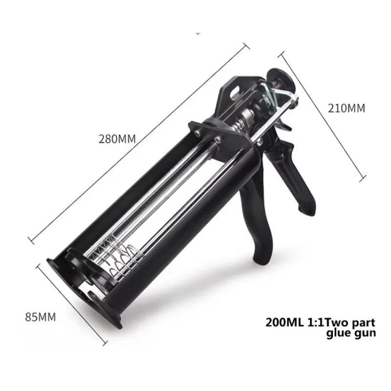 200ML Ab Cartridge Gun Manual Caulking Two Part Hoof Block Adhesive Caulking Gun
