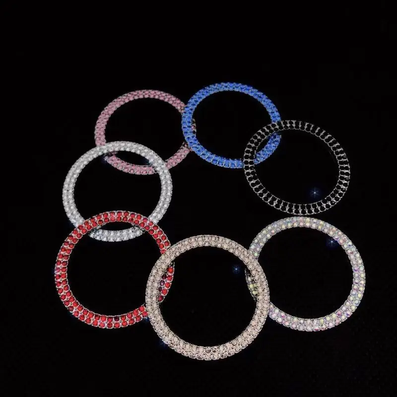 1-teiliger Auto-Bling-Motor-Startring-Aufkleber, Auto-Startknopf-Abdeckung mit einer Schlüssel, Schlüssel-Zündknopf-Bling-Ring – Detail 5