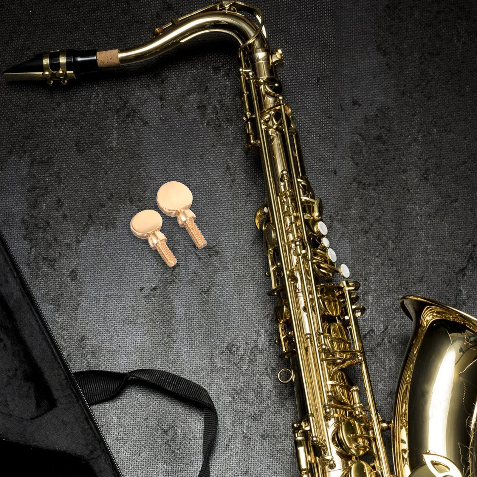 

2Pcs Saxophone Replacement Parts High Quality Copper Neck Screws Fine Craftsmanship Anti-Deformation Suitable for Most Sax