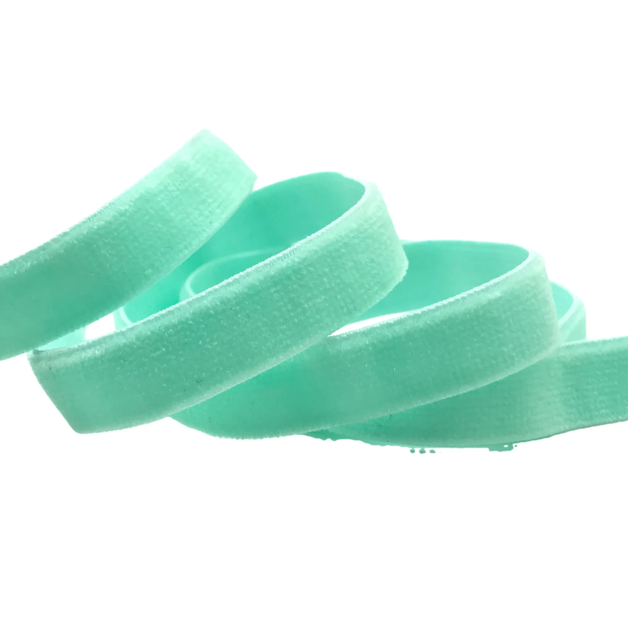 10 Yards 1 cm weiches Samt elastisches Band für DIY Nähen Stirnband Clips Schleife Hochzeit Weihnachtsdekoration 23 Farben – Detail 11
