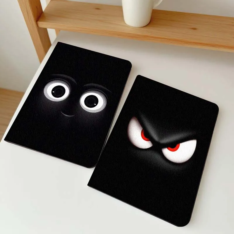 

Black Cool Expression Eye For Samsung Galaxy Tab A7 A A8 A9 A11 S6 S11 10.1 10.4 10.5 Inch Lite PLus Soft Tablet Case Gift