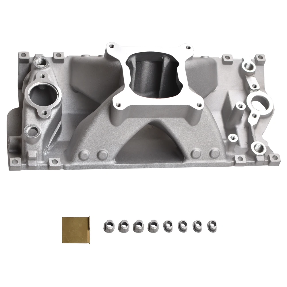 Single Plane Small Block High Rise Intake Manifold for Chevy 5.0L/305 5.7L/350