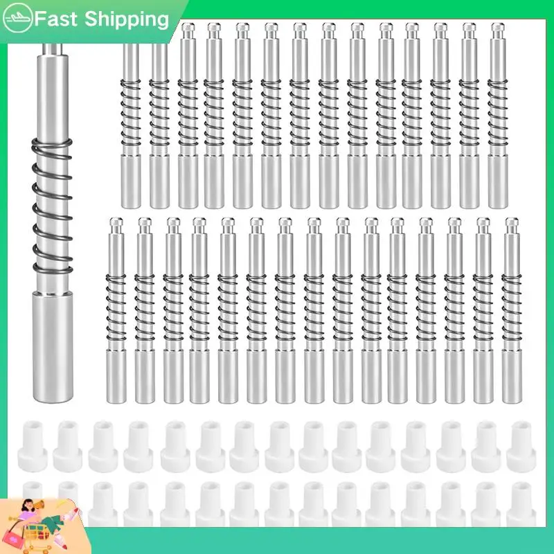 

30 Pack Window Screen Plunger Latches 5/32 Inch X 1-1/2 Inch,For Aluminum Window Screens,Plunger Latch Clips-Tvdae