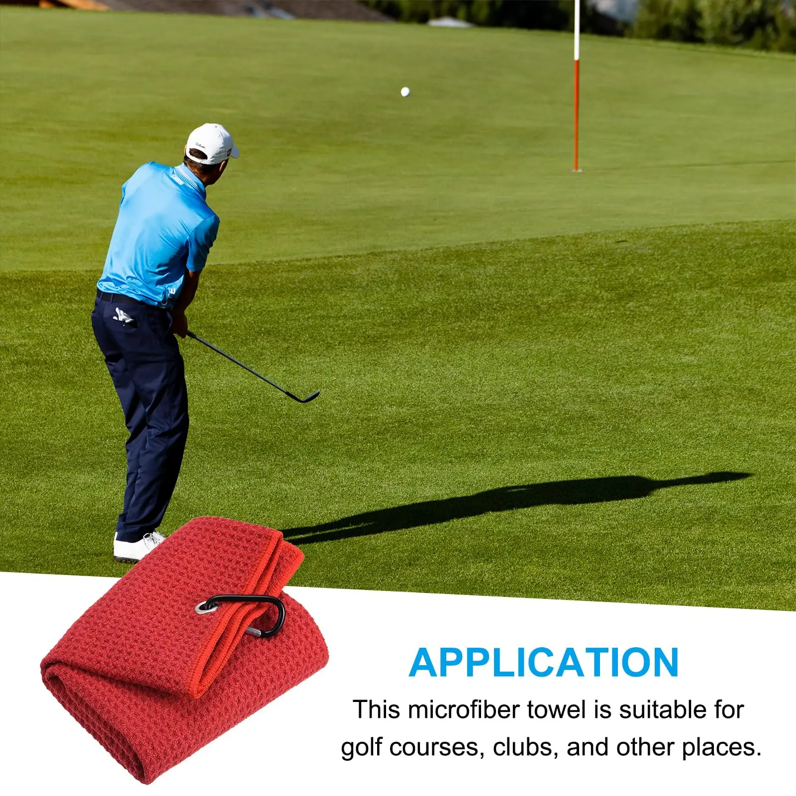 1pc Sports Absorbent Towels, Suitable for Golf, Soft Cleaning Cloth, Sports Gear, Additions,Outdoor Quick-Drying Sports Towel