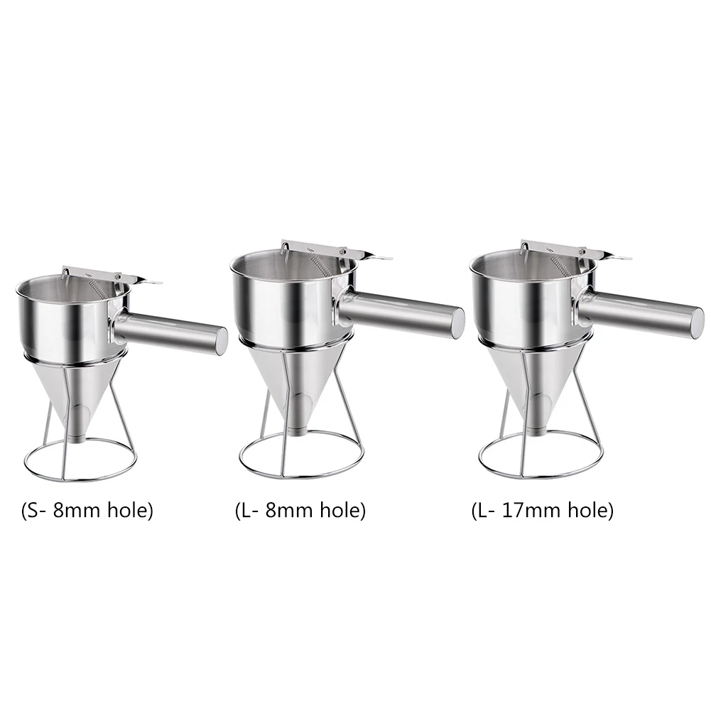 

Stainless Steel Conical Funnel Environmentally Octopus Ball Funnel Anti-corrosion Practical Gadgets for Family Restaurant Hotel