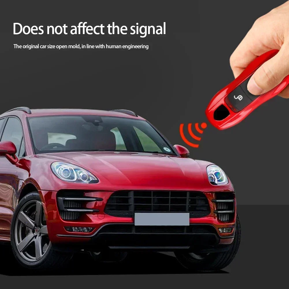 For Porsche Panamera Spyder Carrera Macan Boxster Cayman Cayenne 911 970 981 991 Car Smart Remote Key Case Covers Set Shell