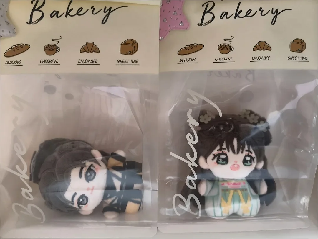 Nouveau 10cm jeu d'amour Tv Yong Ye Xing He Yu Shuxin Ling Miaomiao Mu Sheng poupée en peluche Ding Yuxi mignon sac à dos pendentif cadeau de noël