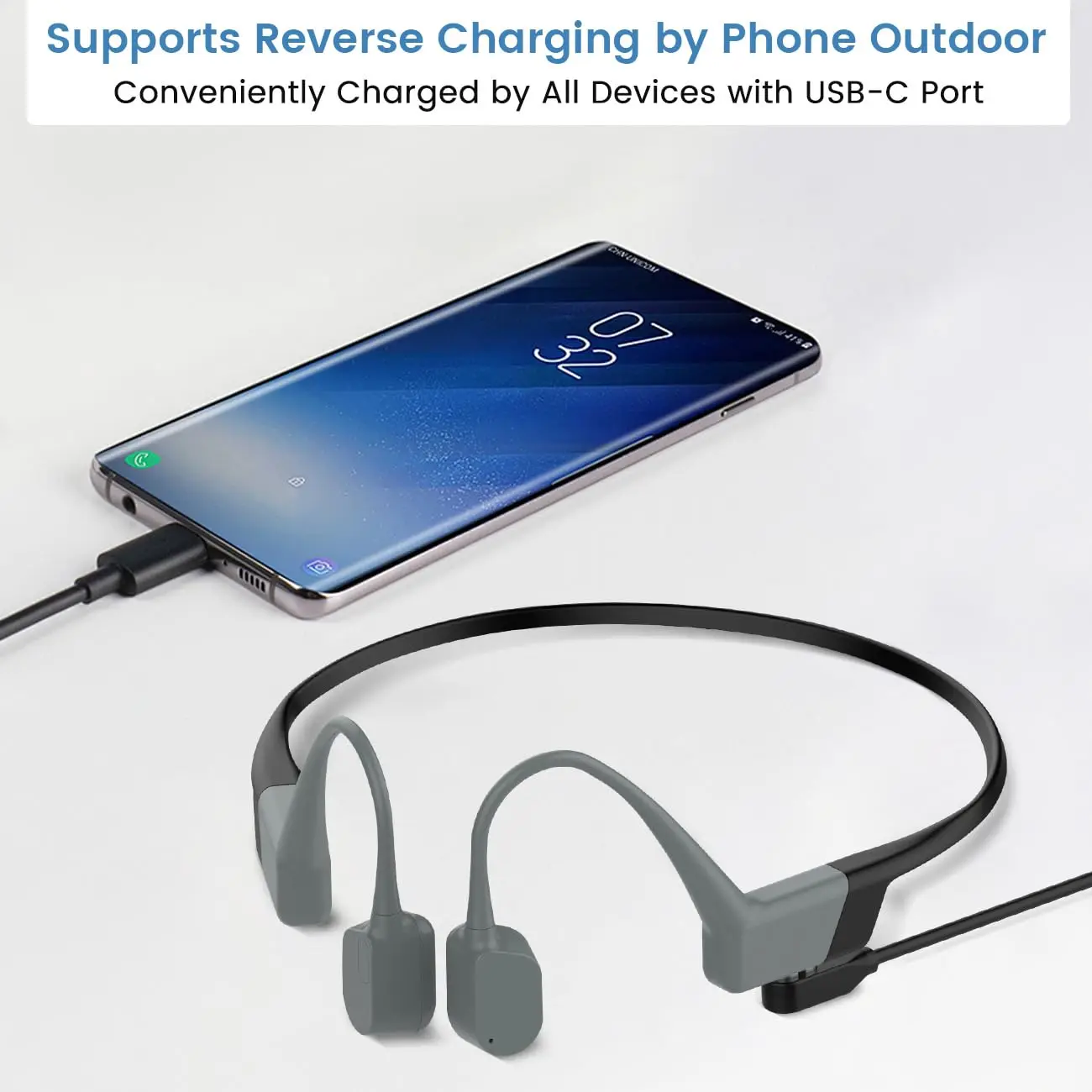 Charging Cable for Shokz OpenSwim Pro Bone Conduction Headphone USB/Type-C to Magnetic Charger Cords for Aftershokz S710 Headset view 5