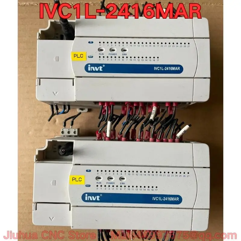 

Second-hand IVC1L-2416MAR PLC controller functional test is normal
