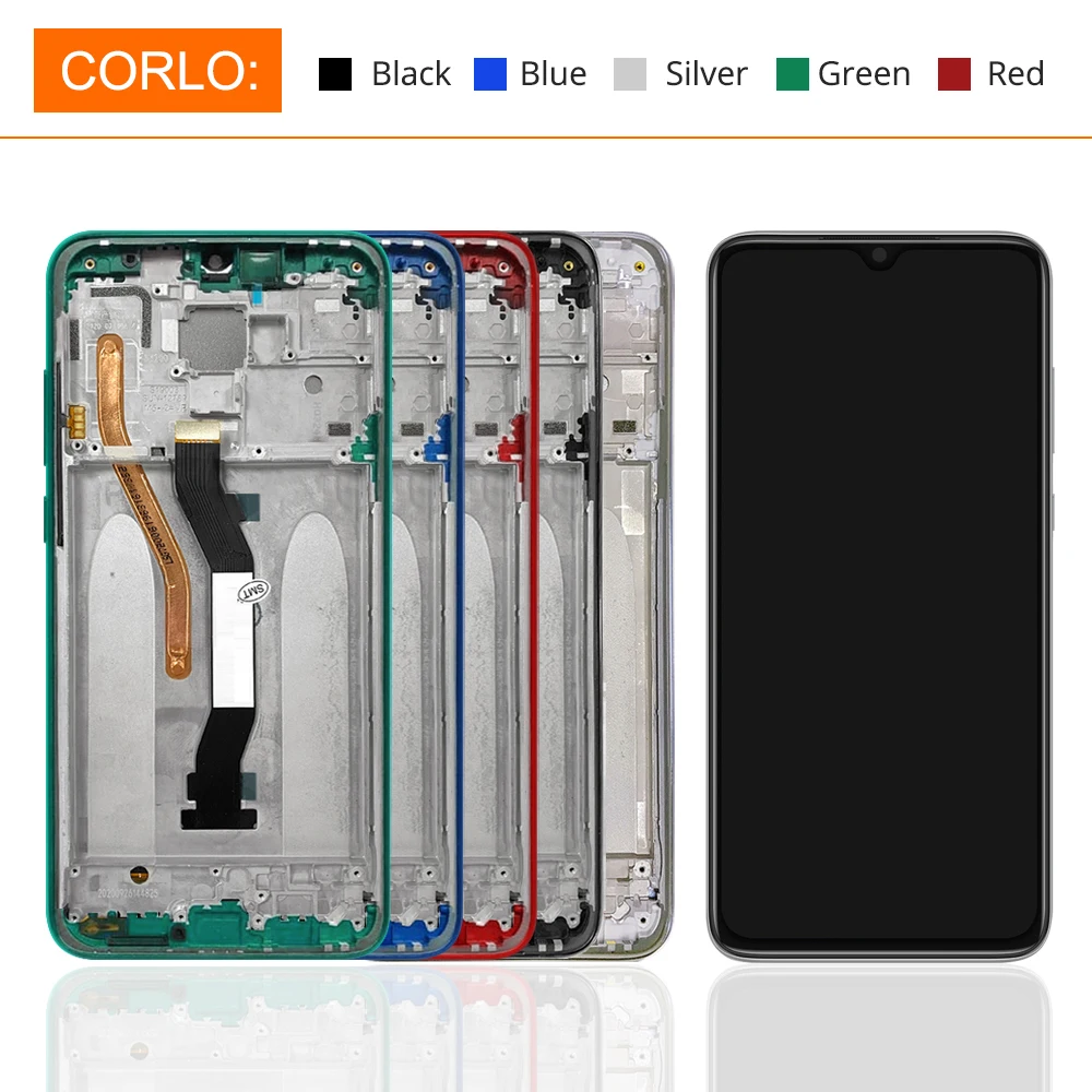 AAA Quality LCD For Xiaomi Redmi Note 8 Pro LCD Display Screen with Frame For Redmi Note8Pro M1906G7I Display Screen