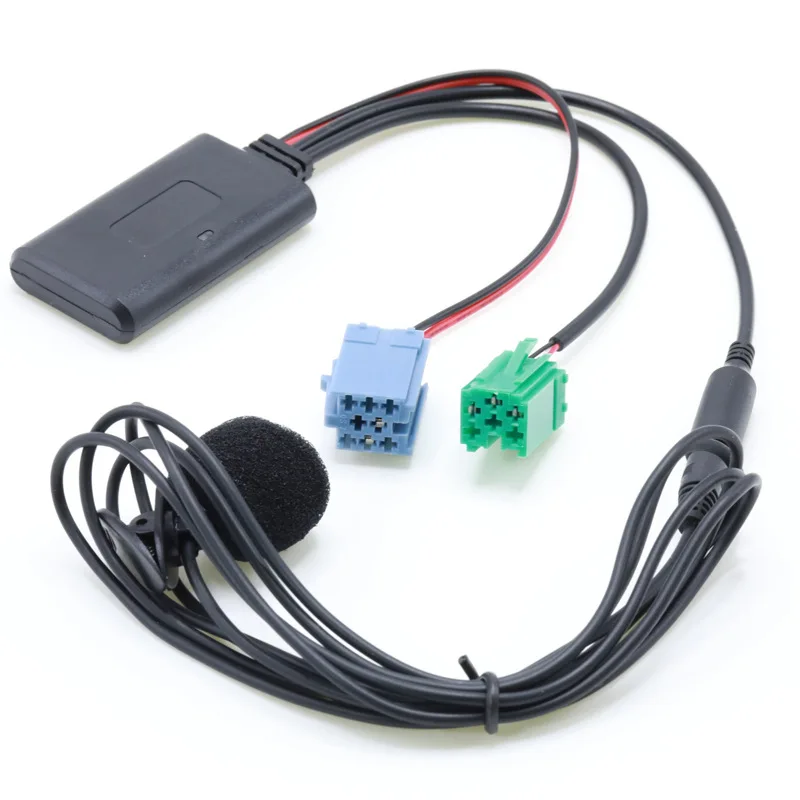 Suitable for Renault Bluetooth Audio Adapter DC12V 6Pin Bluetooth Audio Cable Car Stereo AUX-IN