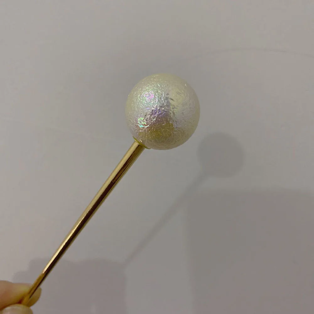 

Women Vintage Wedding Headdress Metal U-shaped Hairpin Hair Style Tools Hair Accessories Pearl Hair Stick