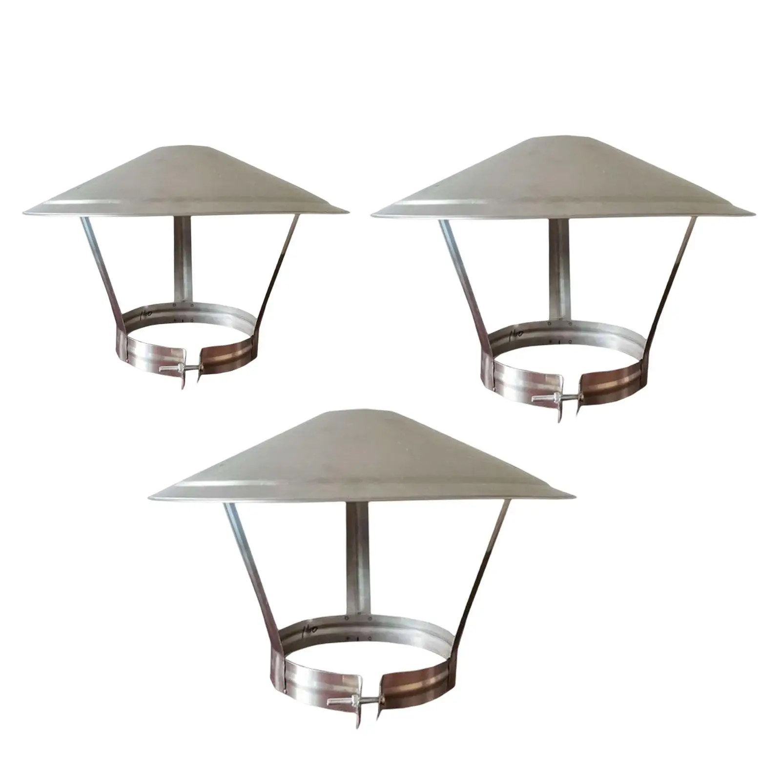 Chimney Caps Flue Rain Cap Stainless Steel Breathable Durable Roof Protector