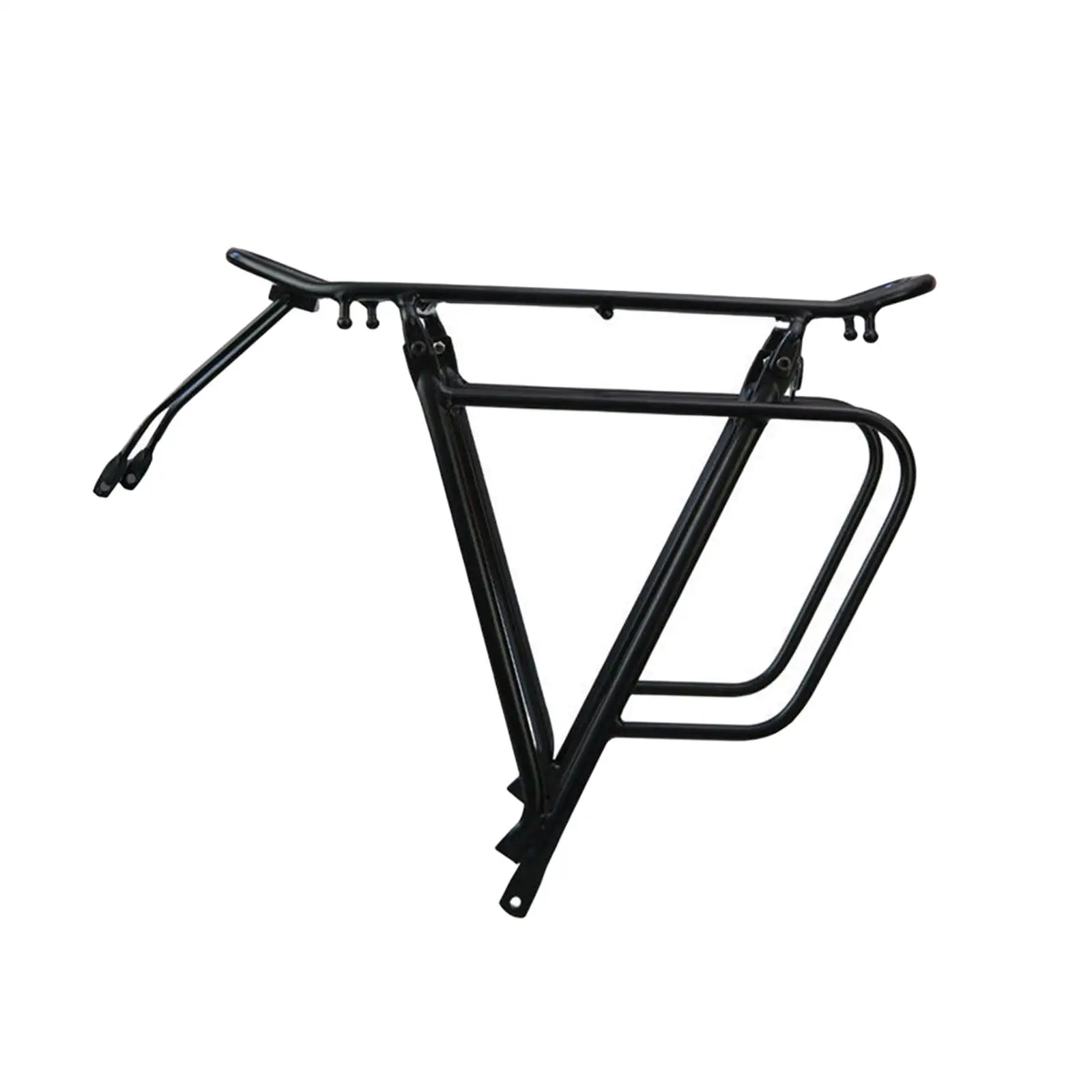 Durable Aluminum Bicycle Rear Cargo Rack with Complete Installation Kit Holder Shelf for Mountain and Touring Bikes
