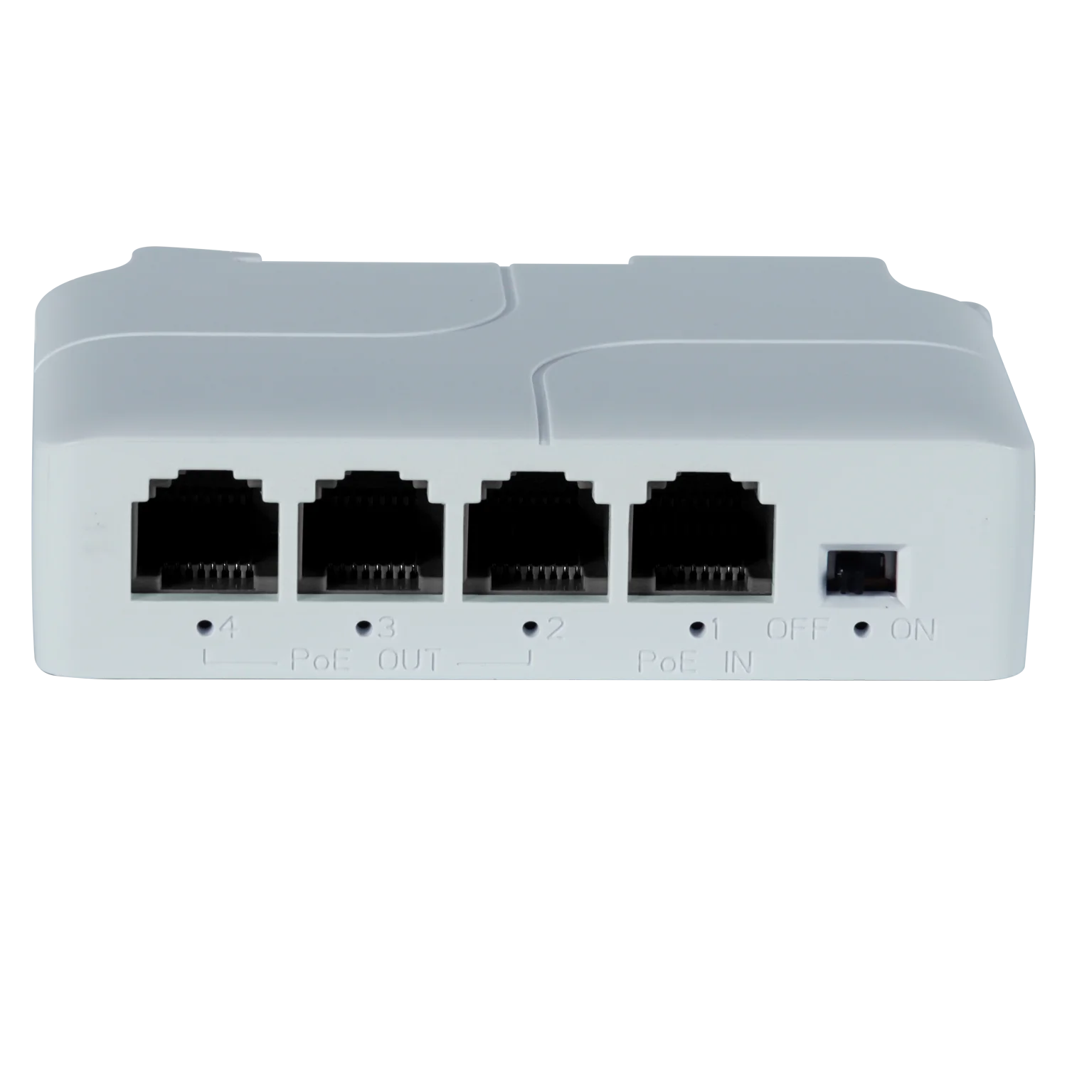 

AZISHN 1 to 3 Port PoE Ethernet PoE Repeater ports Fast IEEE802.3af/at 10/100M power port output for POE Switch NVR IP Camera