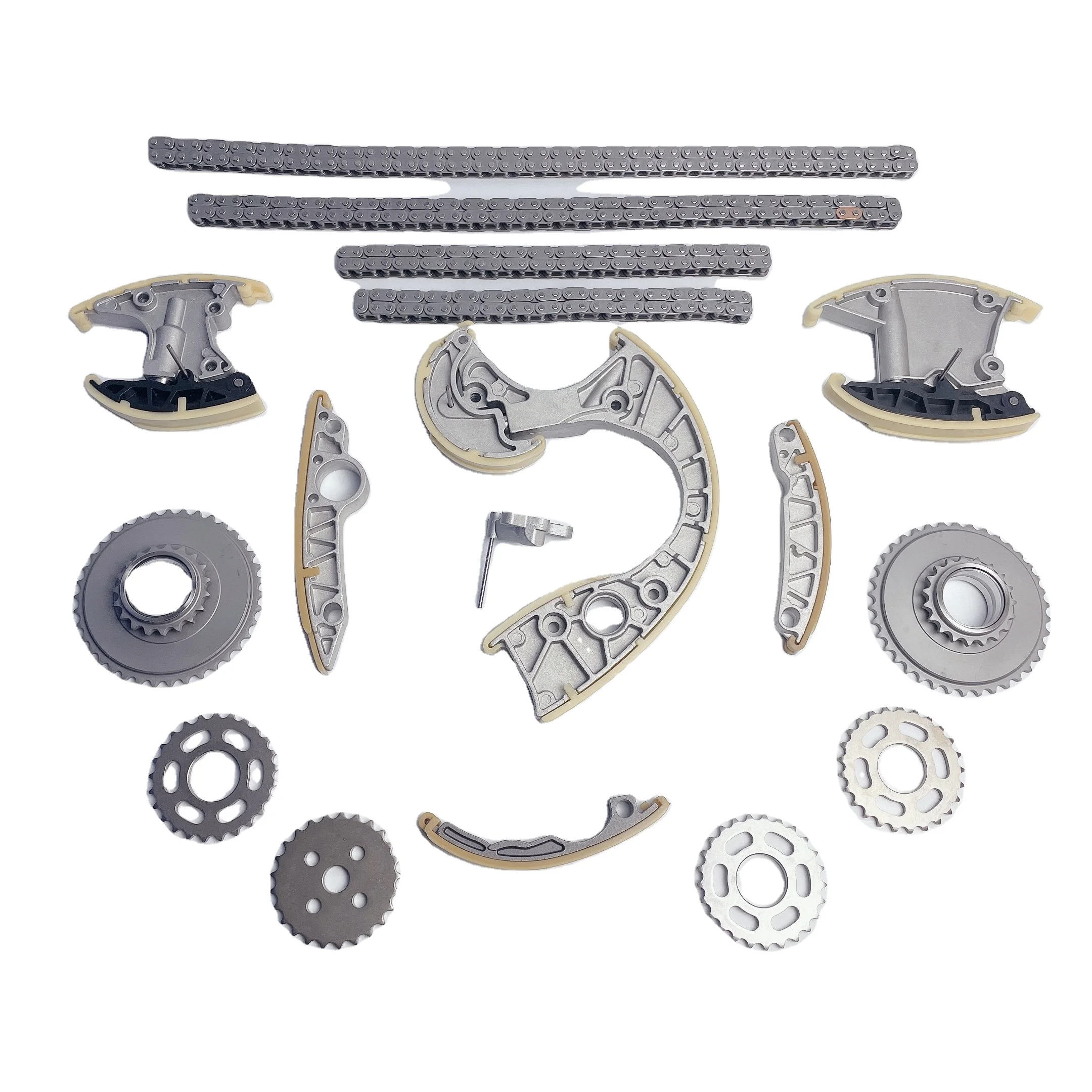 

NEW Factory BUG BKS Engine Timing Chain Tensioner Guide Kit Fit for VW Touareg Audi 3.0T diesel Old Model 2001-2010