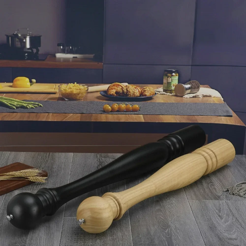 100cm Manual Pepper Grinder Long Pepper Mill Bottle Two Color Option Commercial Spice Grinding Tool