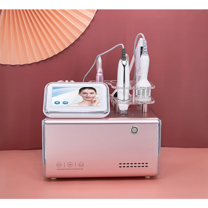 Portable Anti-Aging Facial Skin Rejuvenation 5 in 1Multi functional Vacuum cooling ems Microdermabraision Machine