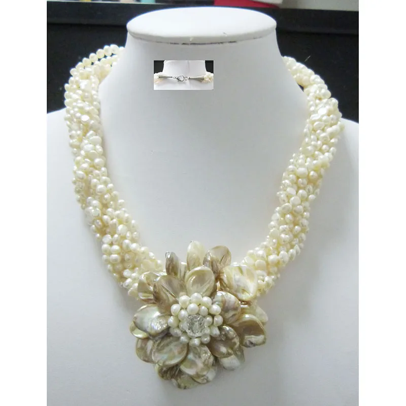 sweet ROMANTIC  100%   fresh water pearl necklace 20