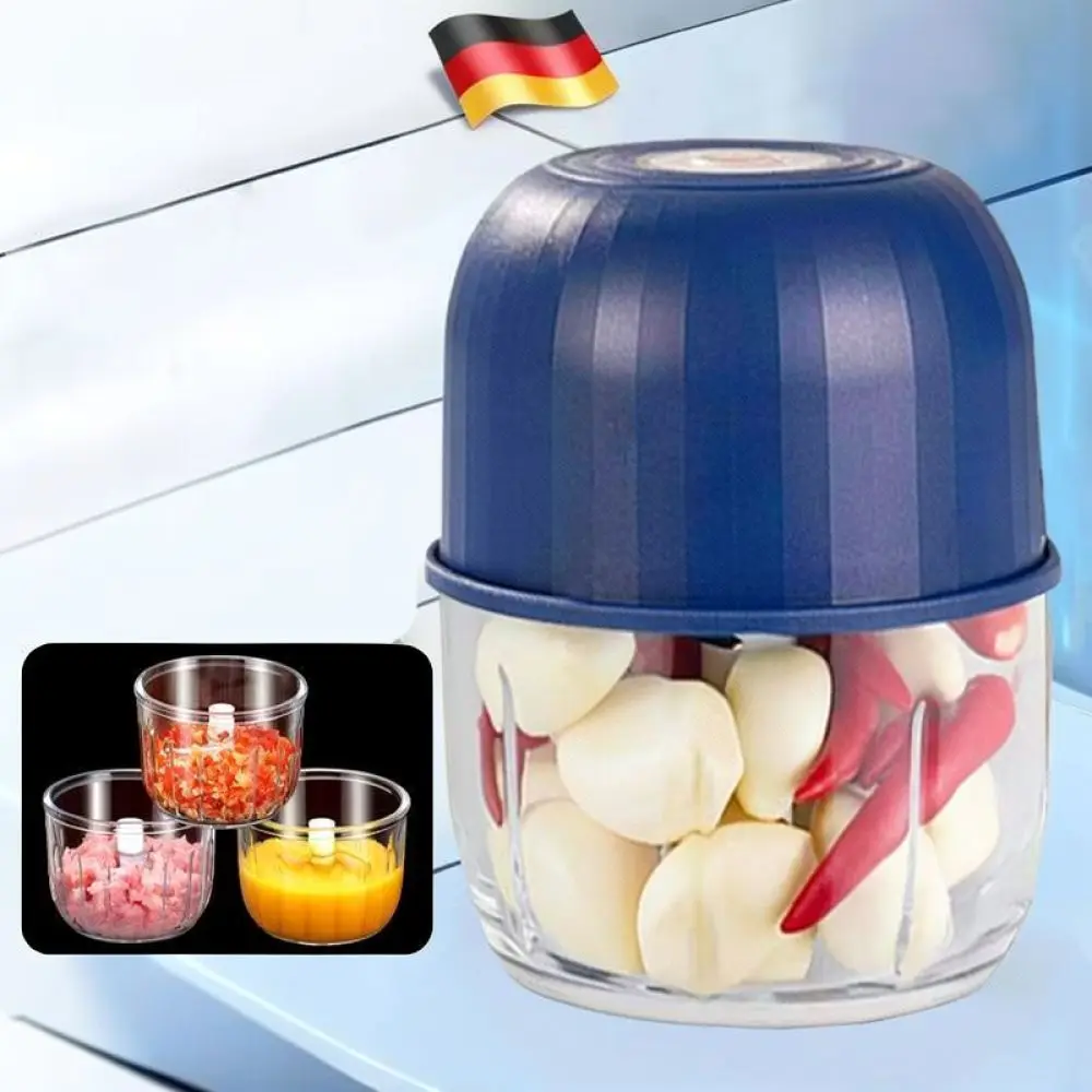 Mini Electric Food Processor Wireless Garlic Chopper Vegetable Mincer Kitchen Gadget Meat Grinder Portable USB Device