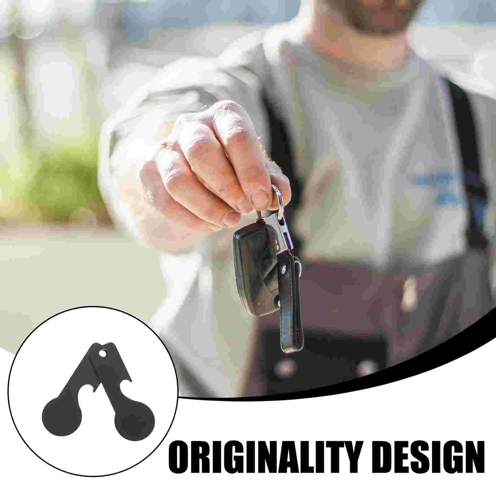 Cart Token Keyring Trolley Stainless Steel Remover Small Tokens Shopping Pendant