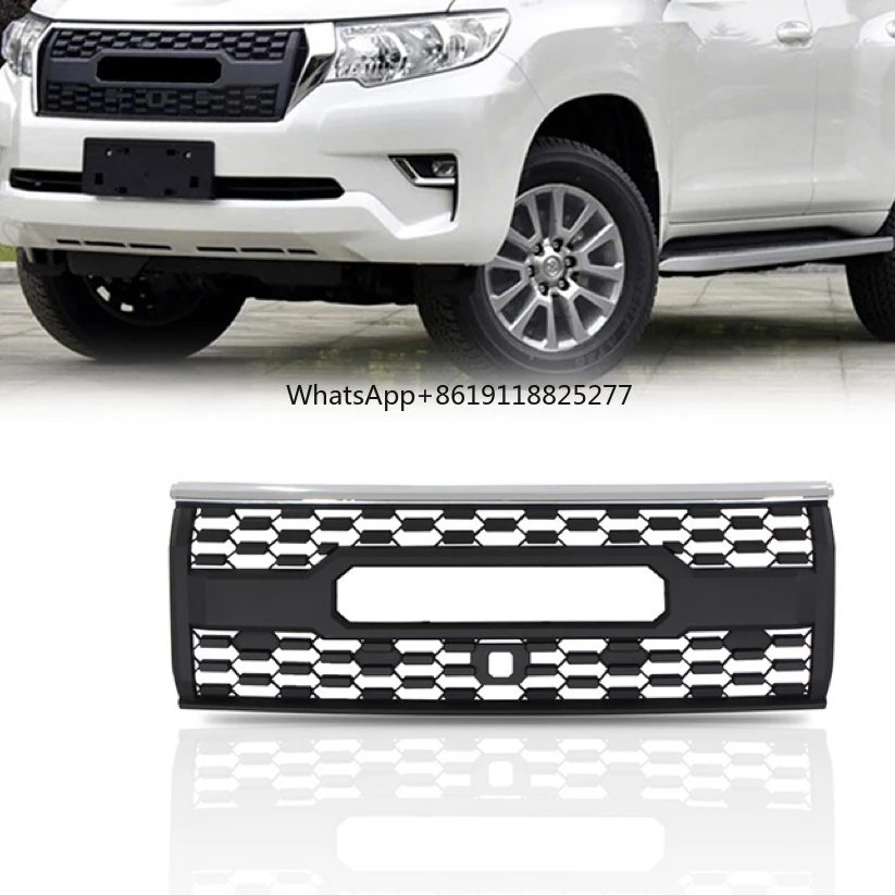 Gobison High Quality Car Accessories Center Grid Black New Style ABS Grille For Toyota Prado 2018-2022 Grille