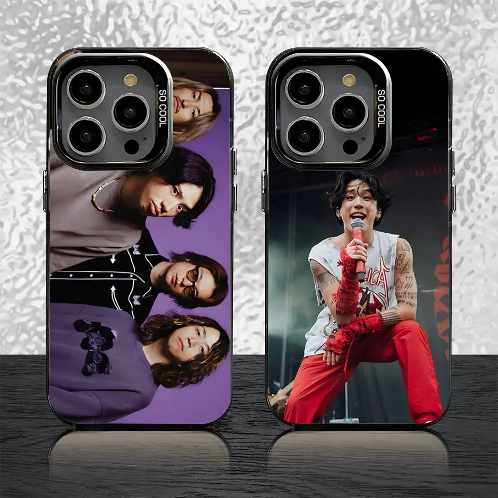 

ONE OK ROCK Taka Phone Case For iPhone 16,15,14,13,12,11,Pro,Max,Plus,Mini,SE Grey Black Matte Laser Back Cover