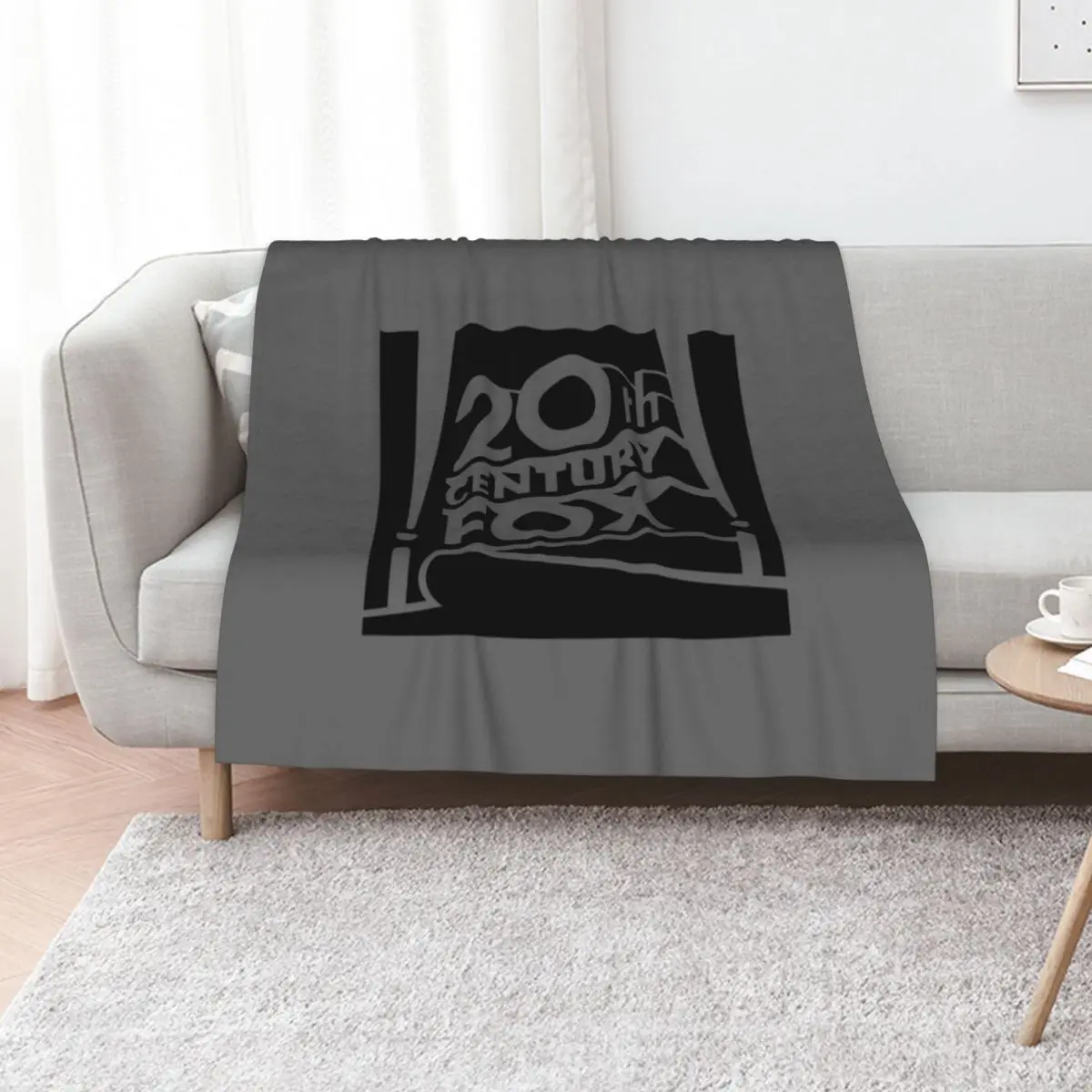 

20th Century Fox Black Throw Blanket Polar Cute Fashion Sofas Shaggy Blankets