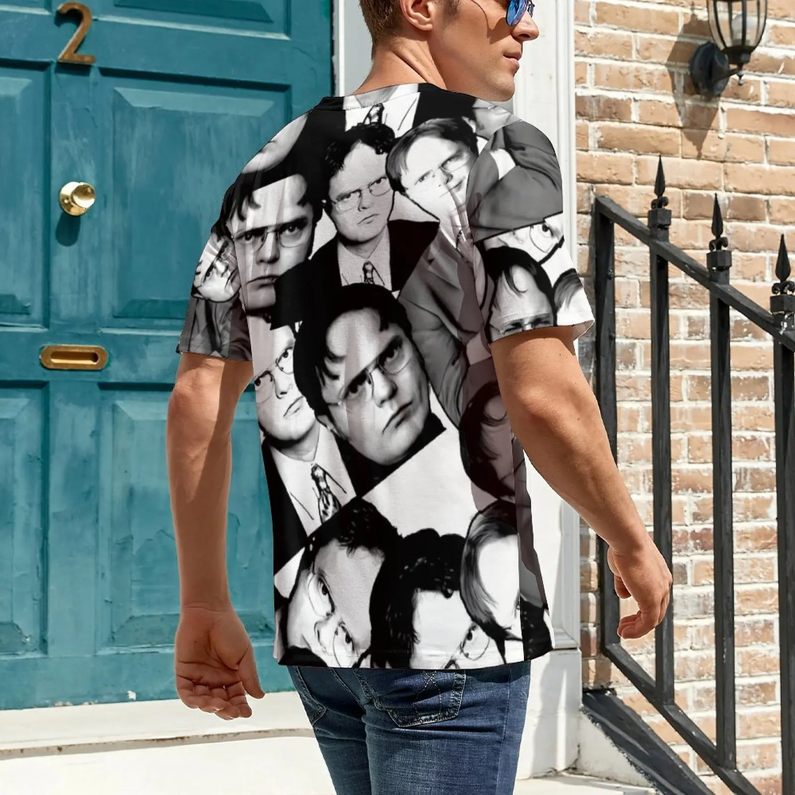 Dwight Kurt Schrute T Shirt The Office Trendy T-Shirts Couple Y2K Casual Tee Shirt Beach Short-Sleeved Custom Tees Plus Size 6XL