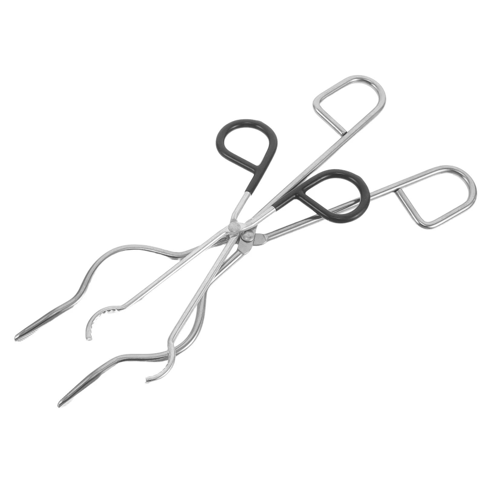 2Pcs Moxibustion Tools Heat Resistant Metal Clamps Handheld Anti-Scalding Moxa Roll Gripper Moxibustion Therapy Accessory