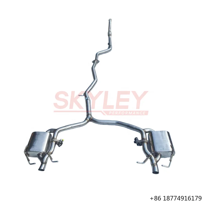

For GT50 GT43 GT53 E53 3.0T Valvetronic Stainless Steel Catback Exhaus Valved Catback System