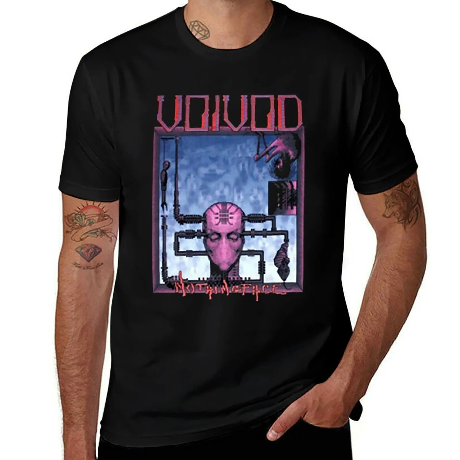 Voivod Nothingface T-Shirt Anti-Perspiration Workout Top T-Shirt