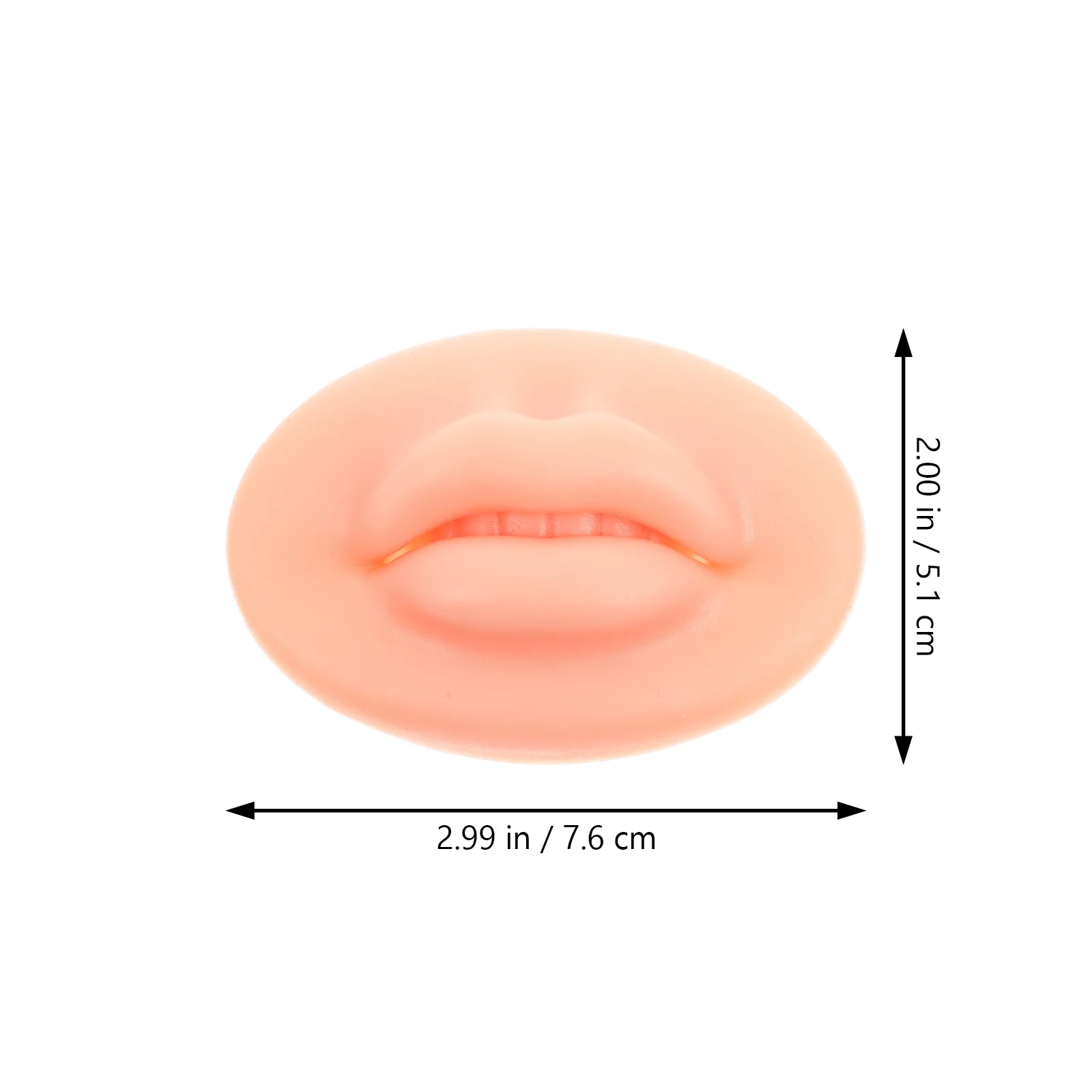 

2Pcs Silicone Practice Lip Elastic 3D Fake Skin Tattooing Training Module Portable Soft Professional Lip Tattoo Supply