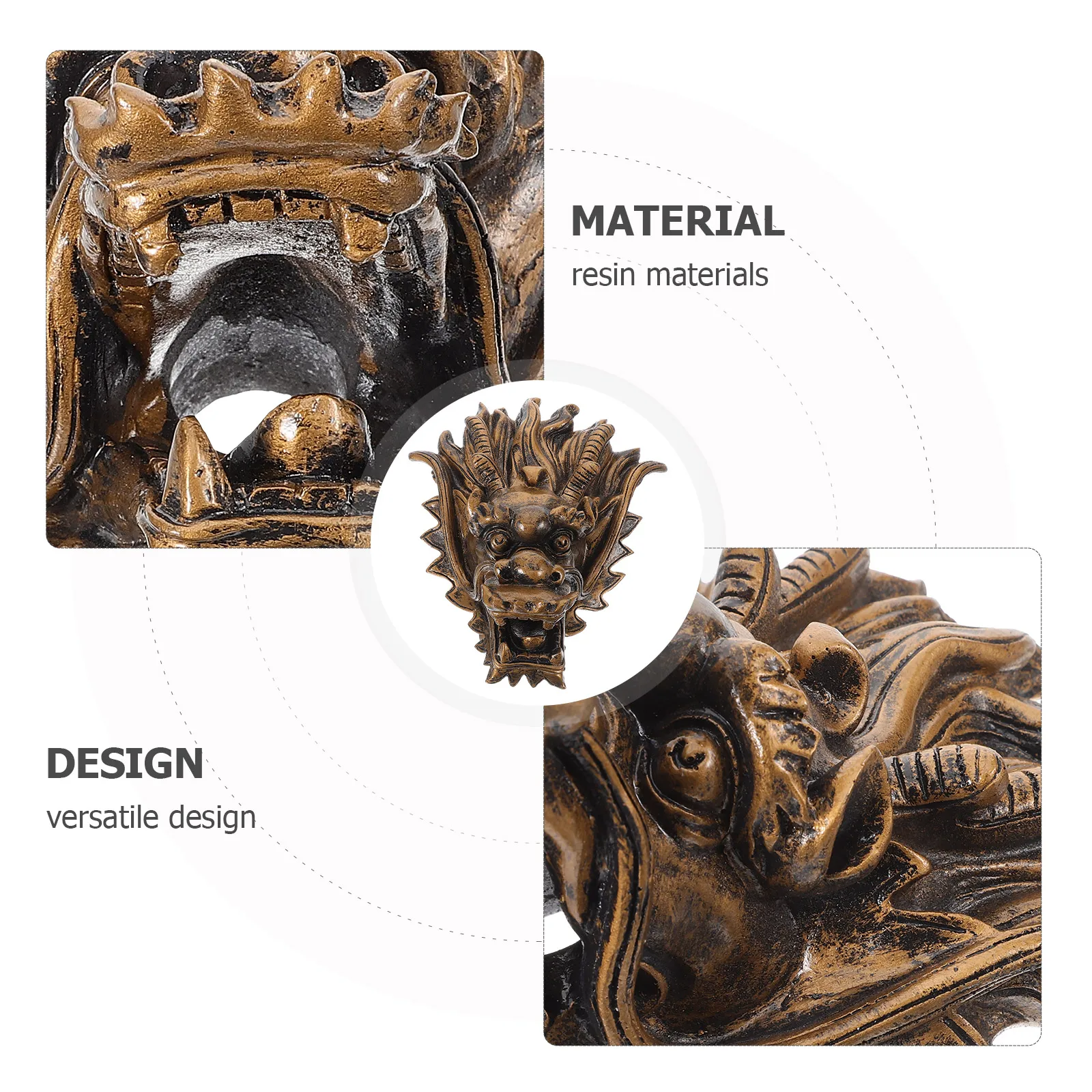 

Fountain Wall Gragon Nozzle Garden Waterfall Spray Sprinkler Hanging Outdoor Faucet Fountain Sprinkler