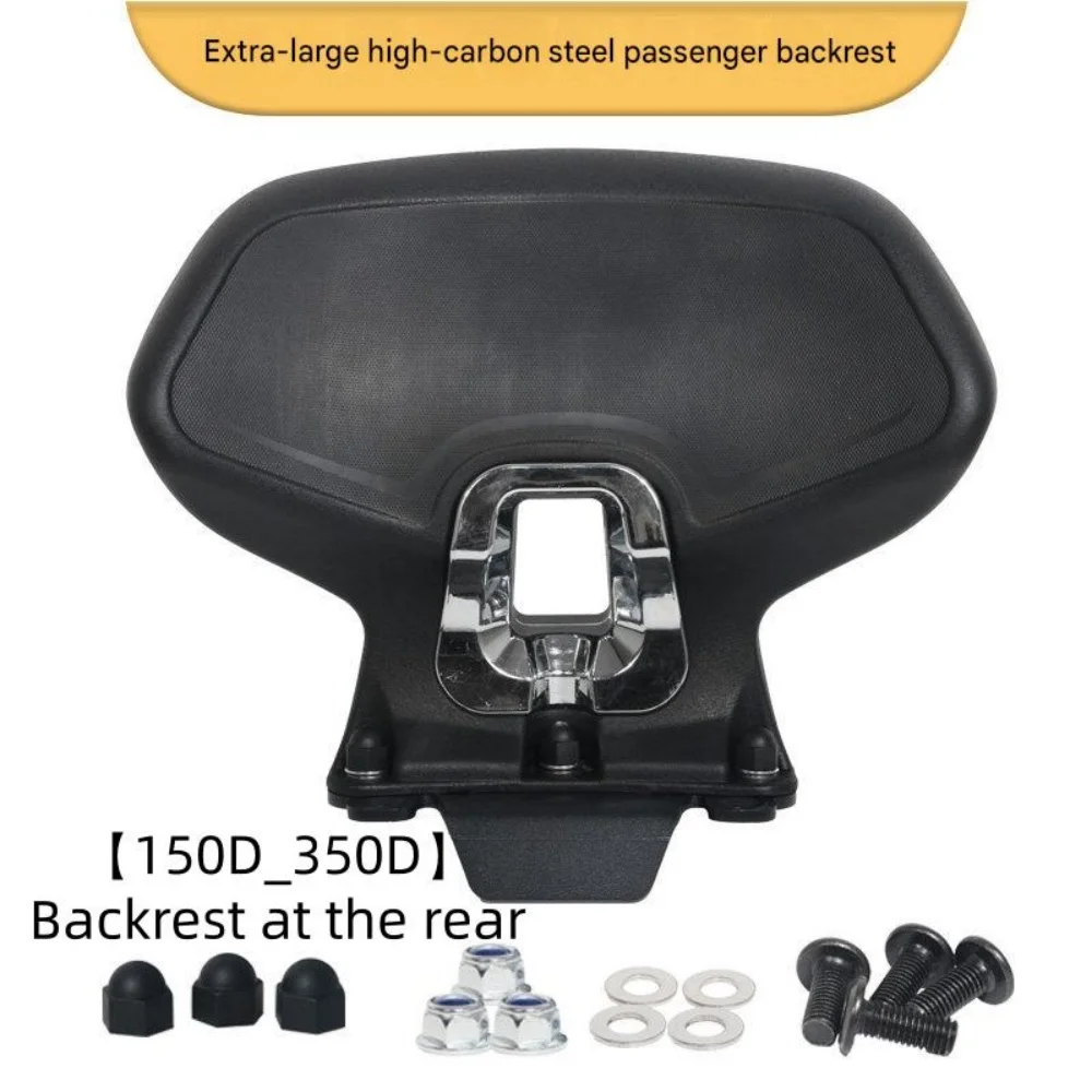 For ZONTES 368D 368M 150D 350D Spacious Rear Rider Backrest Plush Padding Eliminate Back Aches During Long Distance Scooter