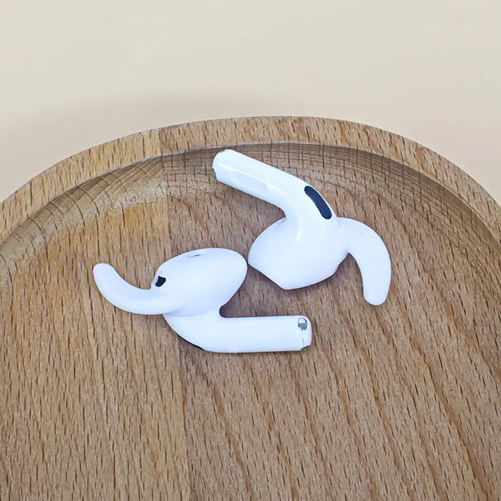 5 пар силиконовых чехлов для Apple Airpods, противоскользящая насадка-вкладыш, защитный рукав с крючком, аксессуары для наушников J6F7