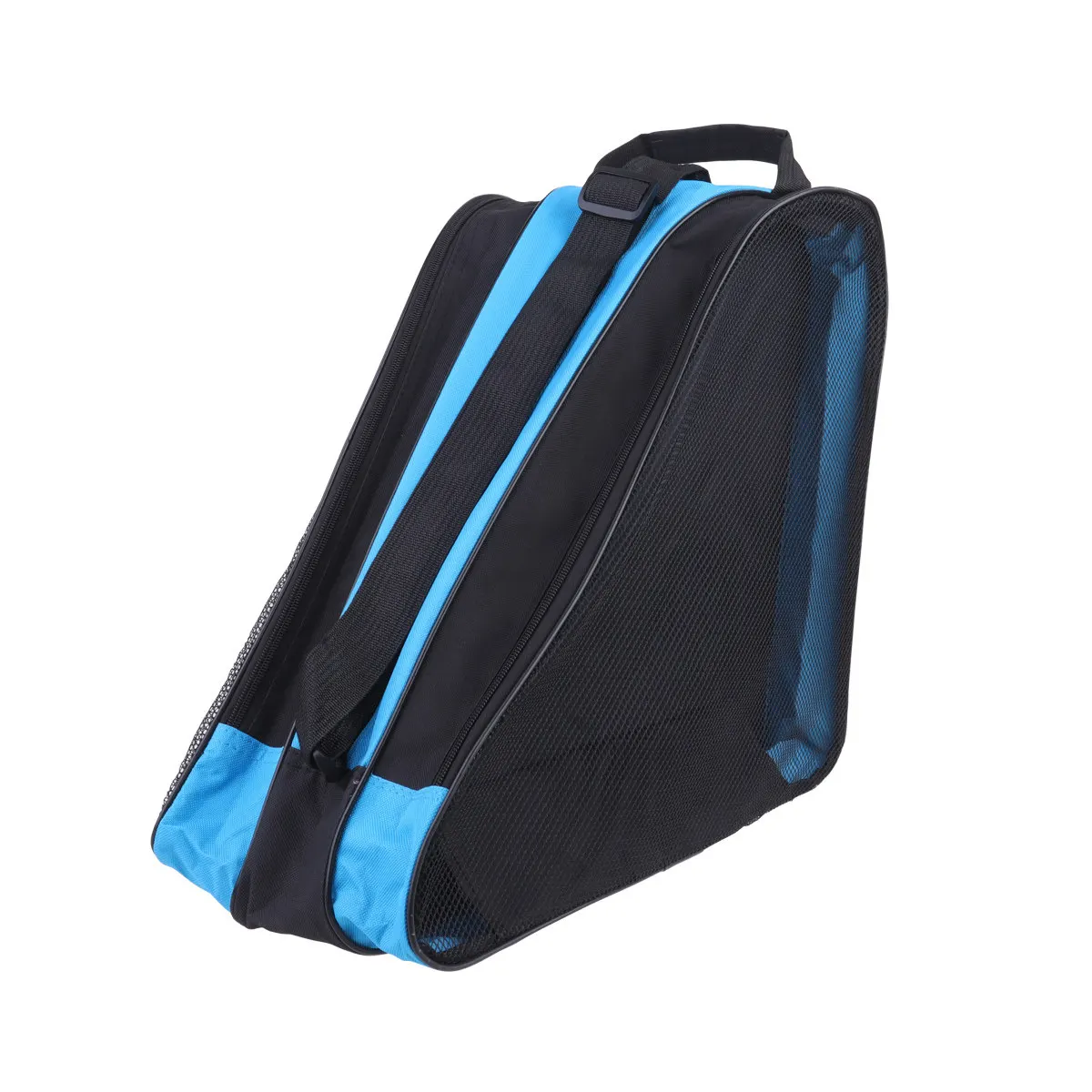 

Thick Triangle-Shaped Roller Skating Shoes Bag for Inline Skates Storage Tote Shoulder Pouch Mesh Design