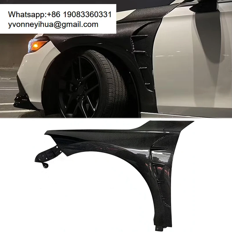 

For Honda 11th Gen For Civic FL1 FE1 Custom Full Carbon Fiber Vented Front Fenders Auto Parts Application