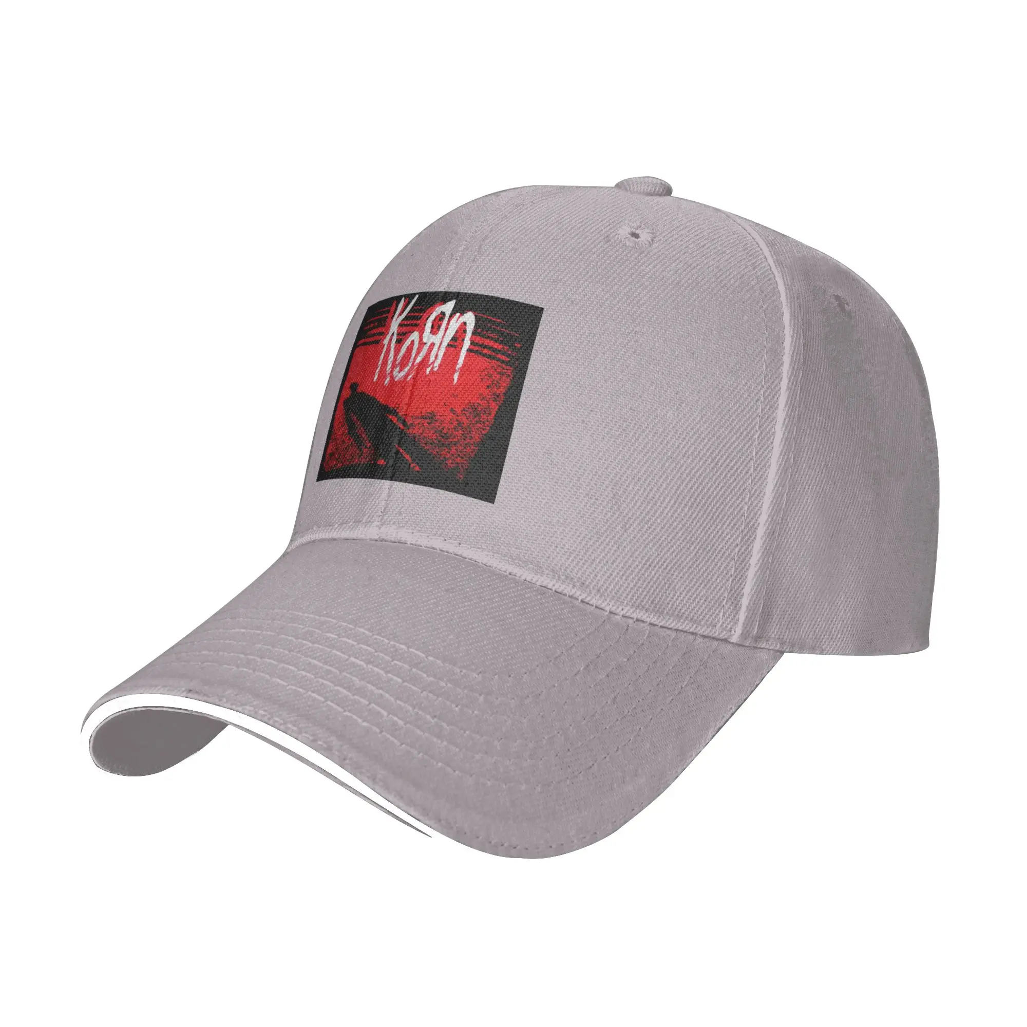 Korn Metal Rock Music Cap Fashion Casual Baseball Caps Adjustable Hat Hip Hop Summer Unisex Baseball Hats Customizable