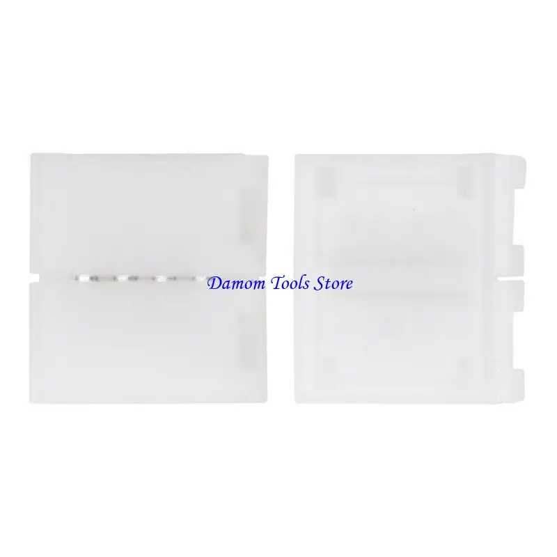 57BE Solderless Clip-on Coupler Connector 4 Pin 10mm For 5050 RGB LED Strip Light