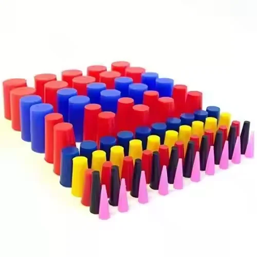 100 قطعة من سدادات ثقب مدببة من السيليكون مجموعة إغلاق مقاومة للحرارة العالية، ملحقات السيارات متعددة الوظائف #4