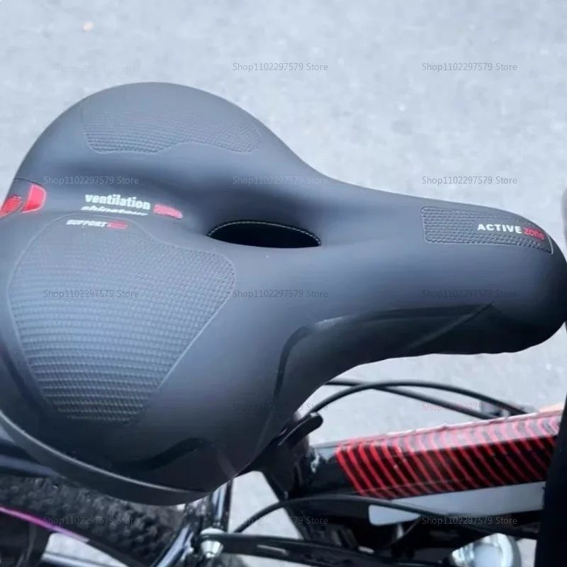 Bicycle seat with shock absorption function, ergonomic and comfortable cushion, suitable for daily cycling and traveling.