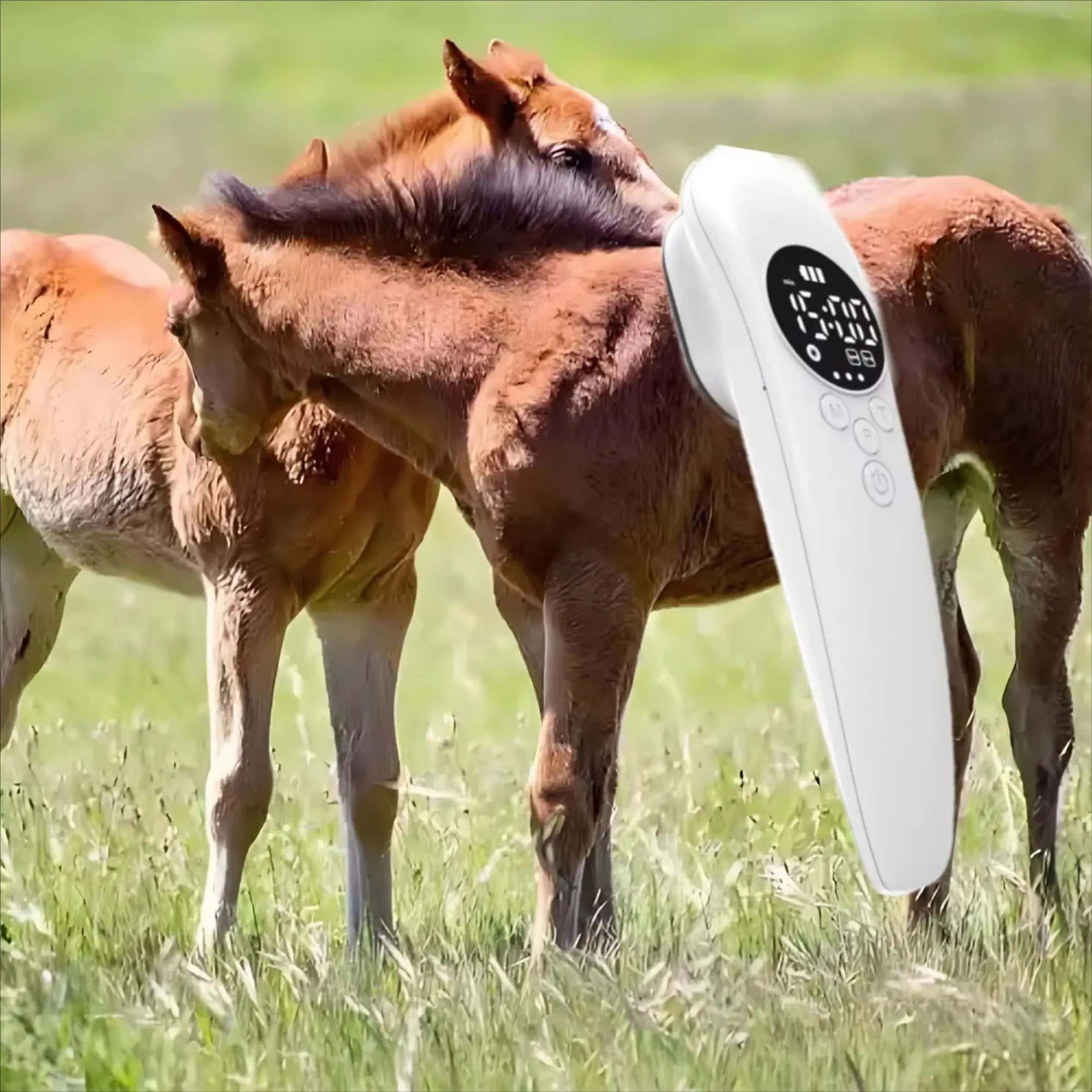 

Dual Wavelength Laser for Horses 650nm & 808nm Deep Tissue Penetration for Tendonitis, Swelling & Post-Surgery Recovery