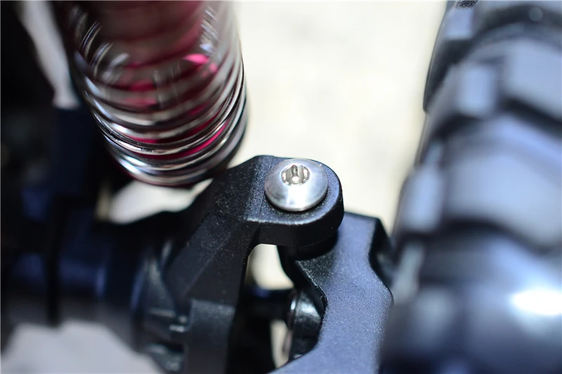 GPM 1/10 TRX4 DEFENDER TRAIL CRAWLER-82056-4 STAINLESS STEEL KINGPINS FOR FRONT C HUBS