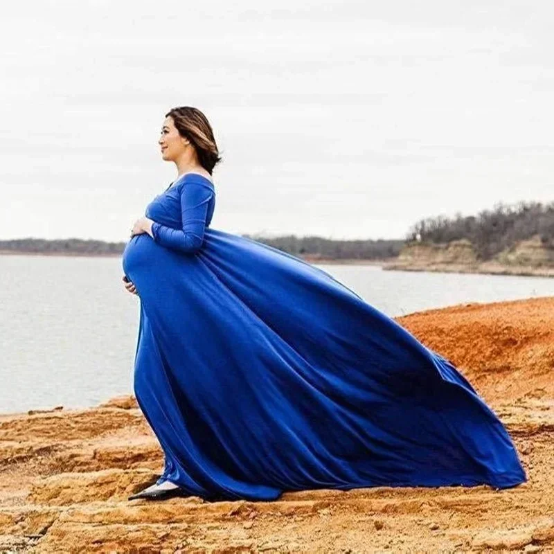 Pregnancy Dress for Photo Shoot Women Baby Shower Dress  Dresses Photography Maternity Gown