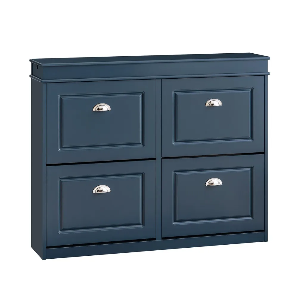 SoBuy FSR79-B Scarpiera Moderna con 2 Cassetti 105x24x83 cm