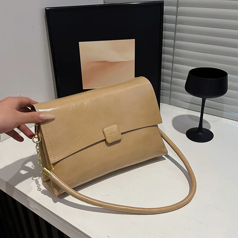 

2025 New Autumn Minimalist Small Square Bag - Women's High-End Trendy Crossbody Shoulder Fashion Bag