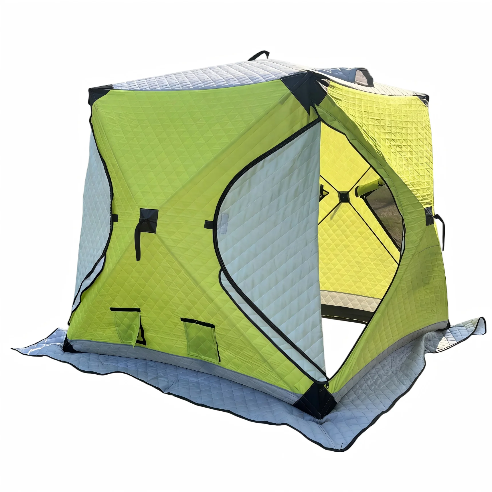 

Hot Sale Sauna Chimney Style Portable 3-4 Person Sauna House Waterproof Windproof Winter Fishing Tent Ice Fishing Tent