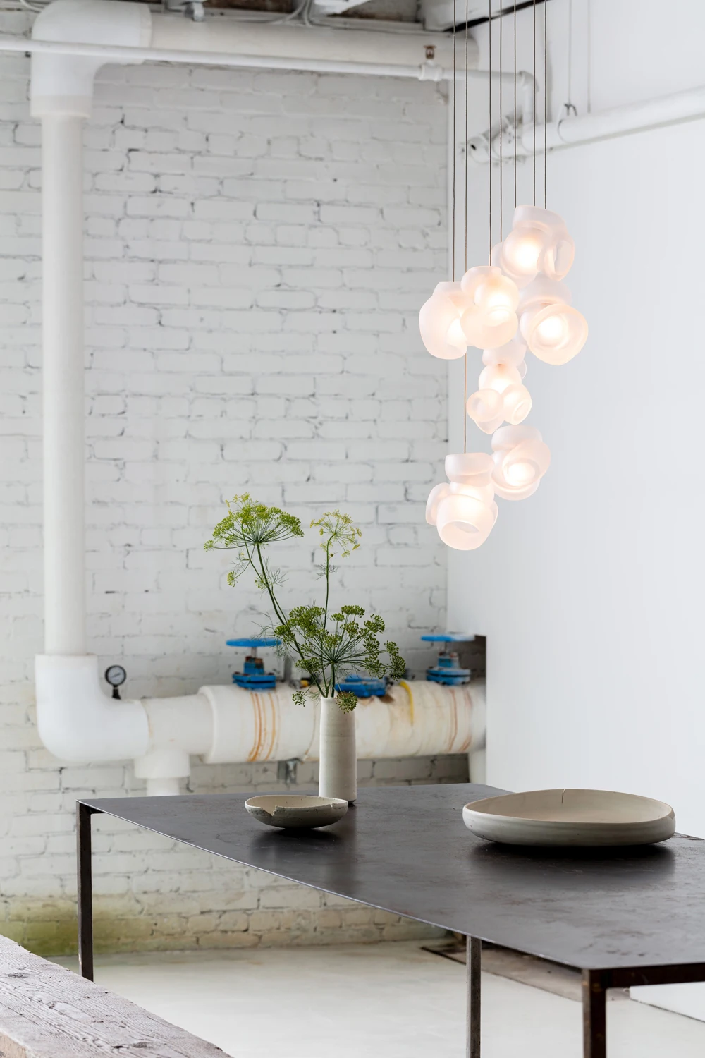 Trend Glass Stainless Steel G9 LED Chandelier Pendant