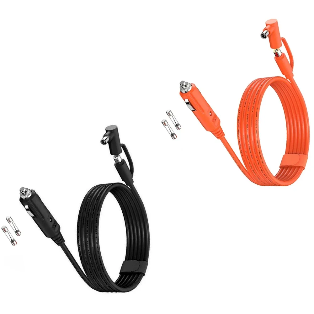 

14AWG 2m Car Charging Cable With 2pcs15A Fuses For Convenient Power Supply High-selling Tool Accessories